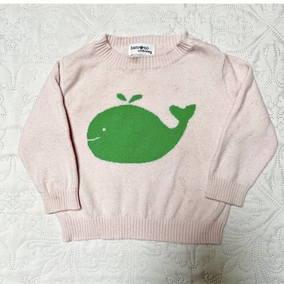 Bambino Cashmere Blend Whale Sweater Size 18m - Picture 3 of 7